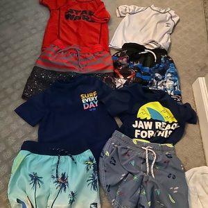 4 pairs of boys bathing suits size 4